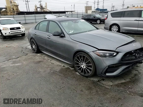 2024 Mercedes-Benz C 300 with VIN W1KAF4GB3RR186116, listed as a Copart auction lot 47445815 with Not provided miles and Salvage title. Bid and sale history available at DreamBid. Image 10.