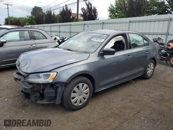 2015 Volkswagen Jetta S with VIN 3VW2K7AJ3FM344301, listed as a Copart auction lot 62905595 with 141,419 mi miles and Salvage title. Bid and sale history available at DreamBid. Image 1.