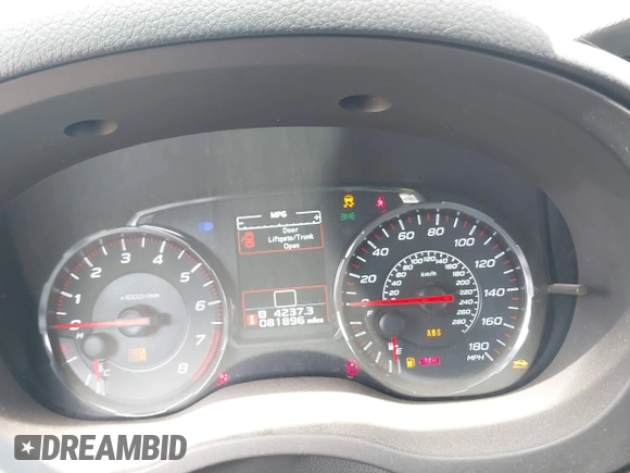 2021 Subaru WRX with VIN JF1VA1A63M9800505, listed as a IAAI auction lot 42486240 with 81,896 mi miles and . Bid and sale history available at DreamBid. Image 7.