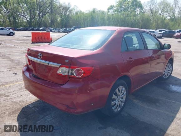 2012 Toyota Corolla L with VIN 2T1BU4EE3CC800424, listed as a IAAI auction lot 42071780 with 204,196 mi miles. Bid and sale history available at carsss.com. Image 4.
