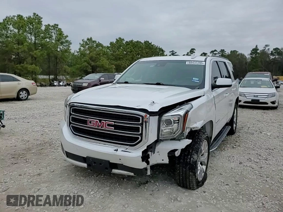 2017 GMC Yukon SLT with VIN 1GKS1BKC5HR321682, listed as a Copart auction lot 88432205 with 109,017 mi miles and Salvage Title. Bid and sale history available at carsss.com. Image 14.