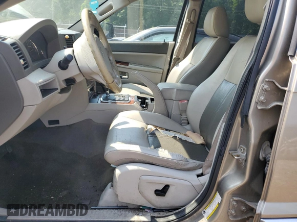 2006 Jeep Grand Cherokee Limited with VIN 1J4HR58N36C204427, listed as a Copart auction lot 60781185 with Not provided miles and Salvage title. Bid and sale history available at DreamBid. Image 7.
