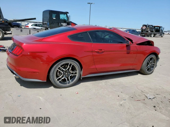 2022 Ford Mustang EcoBoost with VIN 1FA6P8TH8N5130419, listed as a Copart auction lot 57816625 with 27,375 mi miles and Salvage title. Bid and sale history available at DreamBid. Image 3.