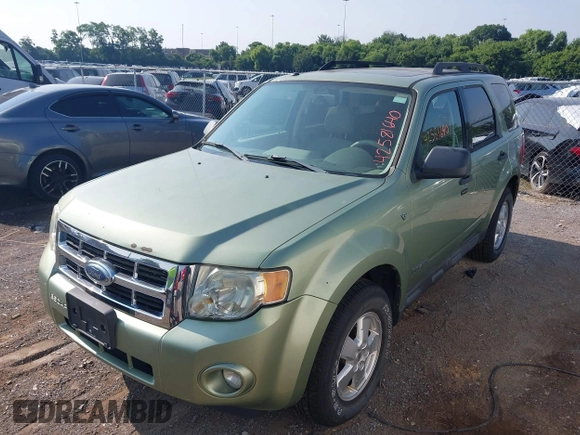 2008 Ford Escape XLT with VIN 1FMCU93188KA89855, listed as a IAAI auction lot 42581640 with 172,576 mi miles and . Bid and sale history available at DreamBid. Image 2.