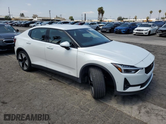 2023 Polestar 2 with VIN YSMED3KA1PL131968, listed as a Copart auction lot 54923765 with 60,836 mi miles and Clean Title. Bid and sale history available at DreamBid. Image 4.