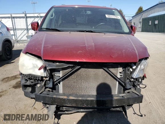 2013 Chrysler Town & Country Touring with VIN 2C4RC1BG6DR650770, listed as a Copart auction lot 48511705 with 132,515 mi miles and Salvage Title. Bid and sale history available at carsss.com. Image 5.