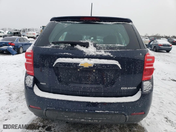 2016 Chevrolet Equinox LS with VIN 2GNFLEEK4G6281723, listed as a Copart auction lot 45852505 with 132,269 mi miles and Salvage Title. Bid and sale history available at carsss.com. Image 6.