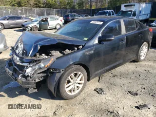 2011 Kia Optima LX with VIN KNAGM4A74B5074854, listed as a Copart auction lot 49047415 with 186,404 mi miles and Salvage Title. Bid and sale history available at carsss.com. Image 1.