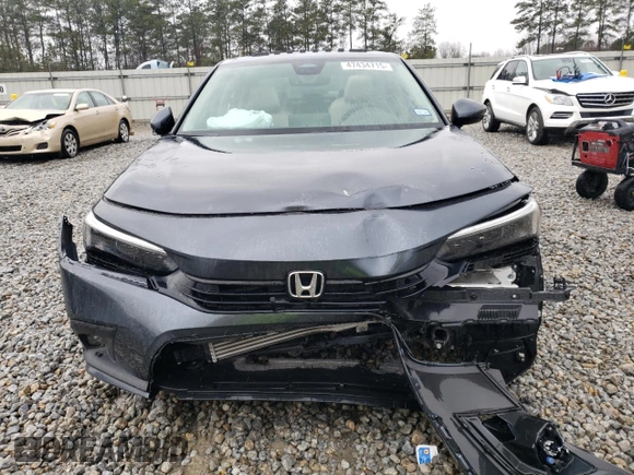 2024 Honda Civic Sedan Touring with VIN 2HGFE1F97RH329697, listed as a Copart auction lot 47434715 with 9,533 mi miles and Salvage Title. Bid and sale history available at carsss.com. Image 5.