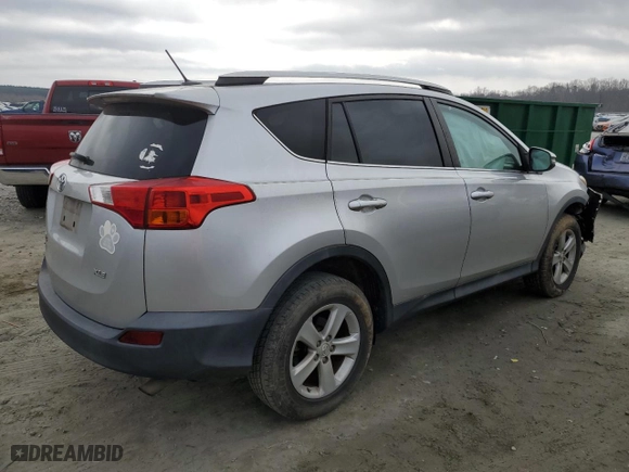 2014 Toyota RAV4 XLE with VIN 2T3WFREV0EW128260, listed as a Copart auction lot 44404595 with 90,835 mi miles and Salvage Title. Bid and sale history available at carsss.com. Image 3.
