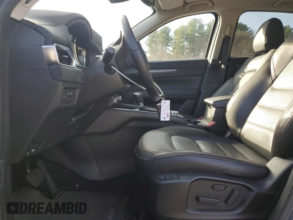 2023 Mazda CX-5 2.5 S Carbon Edition with VIN JM3KFBCM2P0250200, listed as a Copart auction lot 85104214 with 15,512 mi miles and Salvage Title. Bid and sale history available at carsss.com. Image 7.