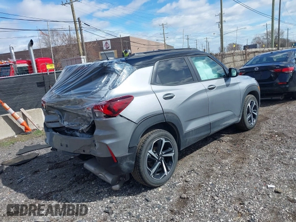 2023 Chevrolet TrailBlazer RS with VIN KL79MTSLXPB098972, listed as a IAAI auction lot 41879173 with 38,120 mi miles and . Bid and sale history available at DreamBid. Image 4.