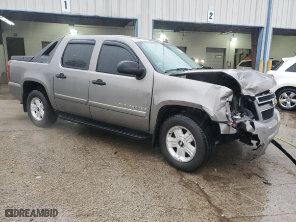 2007 Chevrolet Avalanche LTZ with VIN 3GNFK12337G237192, listed as a Copart auction lot 49678605 with 62,217 mi miles and Salvage Title. Bid and sale history available at carsss.com. Image 4.