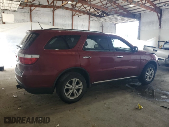 2013 Dodge Durango Crew with VIN 1C4RDJDG9DC602182, listed as a Copart auction lot 61784105 with 169,814 mi miles and Clean title. Bid and sale history available at DreamBid. Image 3.