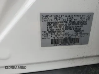 2024 Nissan Kicks S with VIN 3N1CP5BV4RL583495, listed as a Copart auction lot 42684925 with 4,681 mi miles and Salvage Title. Bid and sale history available at DreamBid. Image 14.