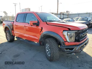 2021 Ford F-150 Raptor with VIN 1FTFW1RG0MFC28419, listed as a Copart auction lot 88366665 with 42,457 mi miles and Salvage Title. Bid and sale history available at carsss.com. Image 4.