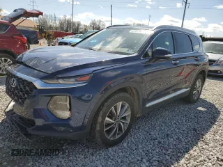 2019 Hyundai Santa Fe Limited with VIN 5NMS5CAD6KH108770, listed as a Copart auction lot 52337695 with 115,738 mi miles and Salvage Title. Bid and sale history available at carsss.com. Image 1.