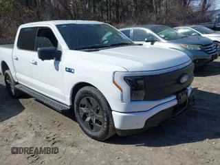 2024 Ford F-150 Lightning Flash with VIN 1FT6W3L75RWG25846, listed as a IAAI auction lot 41773513 with 135 mi miles and . Bid and sale history available at DreamBid. Image 1.