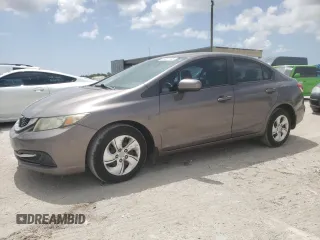 2015 Honda Civic LX z VIN 19XFB2F57FE117500, wystawiony jako Copart lot #59481145 z przebiegiem 184 254 mil mil oraz Szkoda całkowita • Salvage title. Historia ofert i sprzedaży dostępna na DreamBid. Obrazek 1.