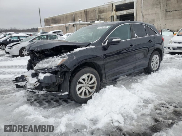 2017 Acura RDX with VIN 5J8TB3H39HL023215, listed as a Copart auction lot 41376155 with 49,459 mi miles and Salvage Title. Bid and sale history available at carsss.com. Image 1.