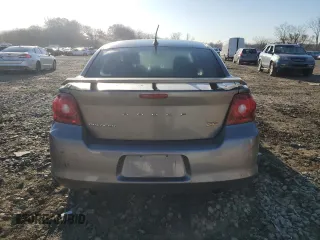 2012 Dodge Avenger SXT Plus with VIN 1C3CDZEG1CN264612, listed as a Copart auction lot 48738615 with 126,058 mi miles and Clean Title. Bid and sale history available at carsss.com. Image 6.