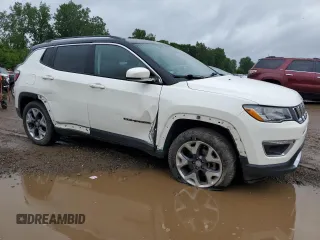 2019 Jeep Compass Limited with VIN 3C4NJDCB6KT656927, listed as a Copart auction lot 61335335 with 81,986 mi miles and Clean title. Bid and sale history available at DreamBid. Image 4.