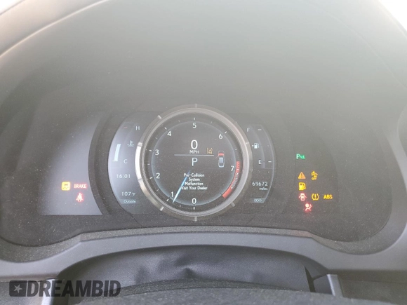2020 Lexus IS 300 F Sport z VIN JTHG81F24L5040478, wystawiony jako Copart lot #61616525 z przebiegiem 69 672 mil mil oraz Szkoda całkowita • Salvage title. Historia ofert i sprzedaży dostępna na DreamBid. Obrazek 9.