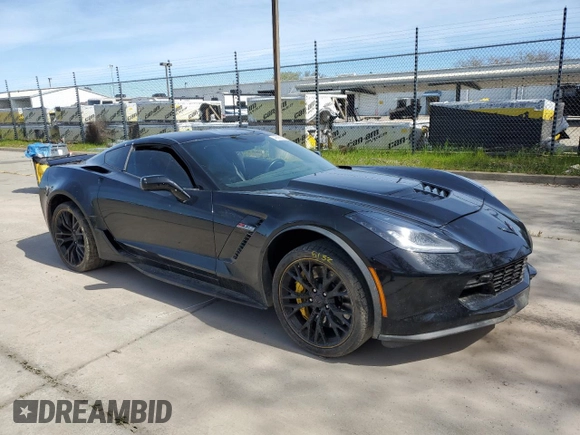 2019 Chevrolet Corvette Z06 3LZ with VIN 1G1YU2D69K5600127, listed as a Copart auction lot 46888204 with 0 mi miles and Salvage Title. Bid and sale history available at carsss.com. Image 4.
