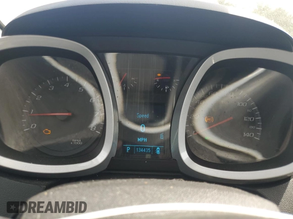 2010 Chevrolet Equinox 1LT with VIN 2CNFLEEWXA6410353, listed as a Copart auction lot 53783375 with 134,435 mi miles and Salvage Title. Bid and sale history available at DreamBid. Image 9.