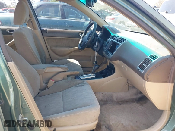 2003 Honda Civic LX with VIN 2HGES16553H559537, listed as a IAAI auction lot 42225418 with 239,140 mi miles and . Bid and sale history available at DreamBid. Image 5.