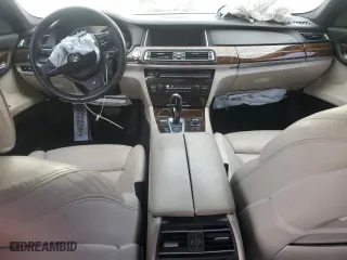2013 BMW 7 Series 740Li with VIN WBAYE4C52DDW22629, listed as a Copart auction lot 44608645 with 163,135 mi miles and Salvage Title. Bid and sale history available at carsss.com. Image 8.
