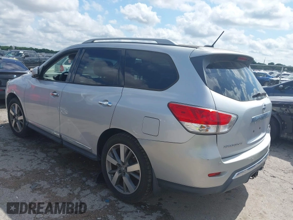 2013 Nissan Pathfinder SL z VIN 5N1AR2MM1DC616969, wystawiony jako IAAI lot #42344376 z przebiegiem 131 795 mil mil oraz . Historia ofert i sprzedaży dostępna na DreamBid. Obrazek 3.