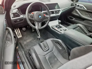2022 BMW M4 with VIN WBS53AZ06NCK14897, listed as a Copart auction lot 58431015 with Not provided miles and Salvage title. Bid and sale history available at DreamBid. Image 8.
