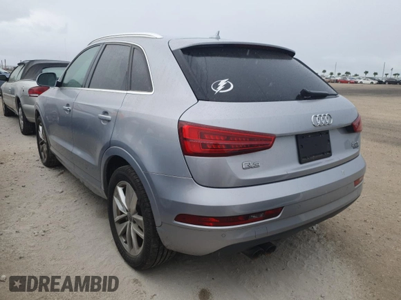 2016 Audi Q3 Premium Plus with VIN WA1EFCFS7GR009468, listed as a Copart auction lot 75267504 with 91,772 mi miles and Non repairable. Bid and sale history available at DreamBid. Image 2.