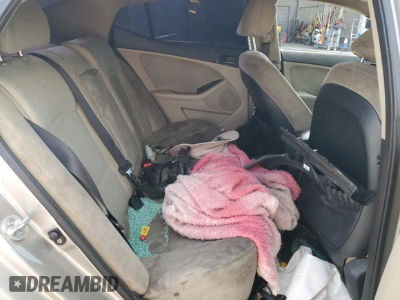 2014 Kia Optima LX with VIN KNAGM4A75E5495941, listed as a Copart auction lot 47105425 with 116,297 mi miles and Salvage title. Bid and sale history available at DreamBid. Image 10.