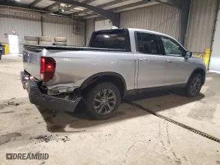 2021 Honda Ridgeline Sport with VIN 5FPYK3F19MB014833, listed as a Copart auction lot 47961835 with 24,388 mi miles and Salvage Title. Bid and sale history available at carsss.com. Image 3.