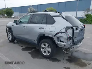 2021 Toyota RAV4 Hybrid XLE with VIN 4T3RWRFV8MU014145, listed as a IAAI auction lot 41969498 with 49,723 mi miles. Bid and sale history available at carsss.com. Image 3.