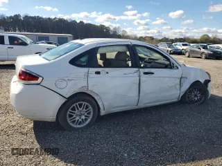 2008 Ford Focus SE with VIN 1FAHP35N08W275659, listed as a Copart auction lot 47980245 with 0 mi miles and Salvage Title. Bid and sale history available at carsss.com. Image 3.