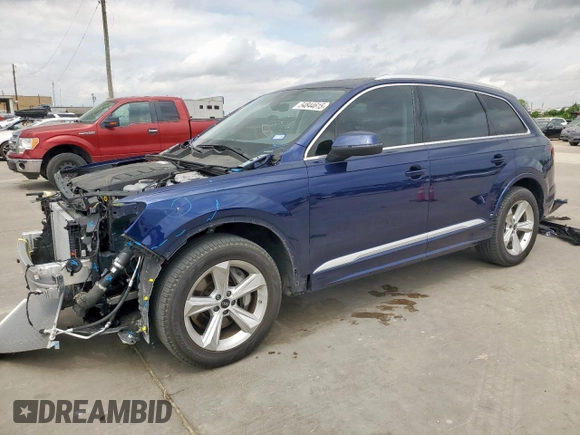 2023 Audi Q7 Premium with VIN WA1ACBF76PD006622, listed as a Copart auction lot 54844615 with 17,101 mi miles and Salvage title. Bid and sale history available at DreamBid. Image 1.