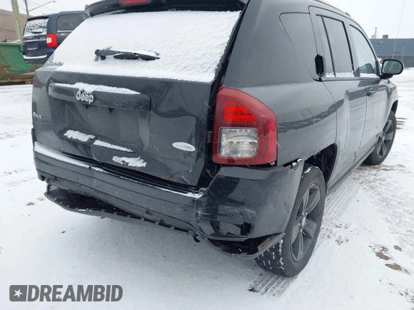 2016 Jeep Compass High Altitude z VIN 1C4NJDEB8GD758174, wystawiony jako IAAI lot #41235089 z przebiegiem 144 841 mil mil oraz . Historia ofert i sprzedaży dostępna na DreamBid. Obrazek 17.