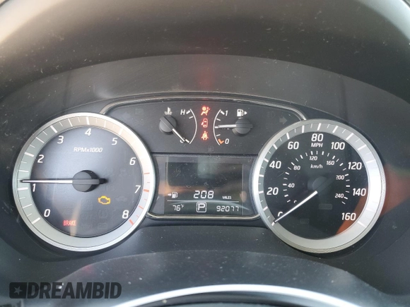2015 Nissan Sentra SR with VIN 3N1AB7APXFY343418, listed as a Copart auction lot 47954465 with 92,077 mi miles and Salvage Title. Bid and sale history available at DreamBid. Image 9.