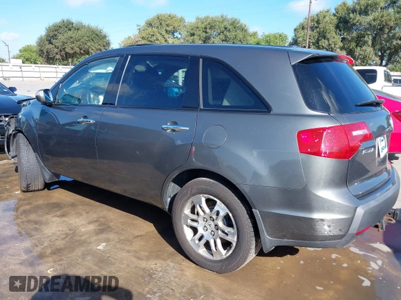 2008 Acura MDX Tech Pkg with VIN 2HNYD283X8H505823, listed as a IAAI auction lot 40110240 with 230,045 mi miles. Bid and sale history available at carsss.com. Image 3.