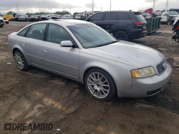 2004 Audi A6 z VIN WAUCD64B64N099705, wystawiony jako Copart lot #65346044 z przebiegiem 166 685 mil mil oraz Czysty tytuł • Clean title. Historia ofert i sprzedaży dostępna na DreamBid. Obrazek 4.