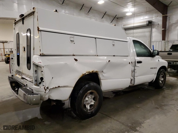 2003 Dodge Ram 1500 ST with VIN 1D7HA16NX3J621646, listed as a Copart auction lot 87843555 with 160,455 mi miles and Salvage Title. Bid and sale history available at carsss.com. Image 3.