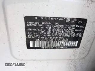 2014 Subaru Forester XT Touring with VIN JF2SJGMC3EH528144, listed as a Copart auction lot 55780445 with 109,361 mi miles and Salvage title. Bid and sale history available at DreamBid. Image 12.