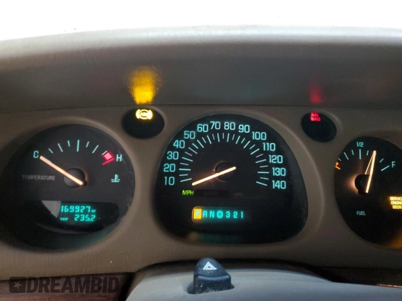 2005 Buick LeSabre Custom with VIN 1G4HP52K05U284798, listed as a Copart auction lot 52910675 with 169,927 mi miles and Salvage Title. Bid and sale history available at DreamBid. Image 9.