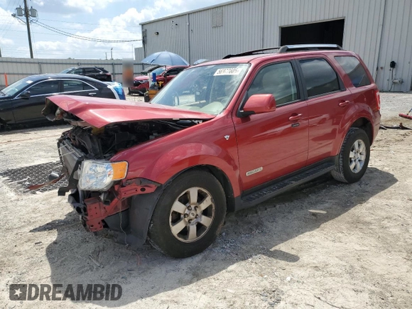 2008 Ford Escape Limited with VIN 1FMCU04178KB99449, listed as a Copart auction lot 56977605 with 113,371 mi miles and Salvage title. Bid and sale history available at DreamBid. Image 1.
