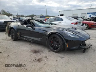 2015 Chevrolet Corvette Z06 3LZ with VIN 1G1YU3D62F5603415, listed as a Copart auction lot 84517834 with 17,983 mi miles and Salvage Title. Bid and sale history available at carsss.com. Image 4.