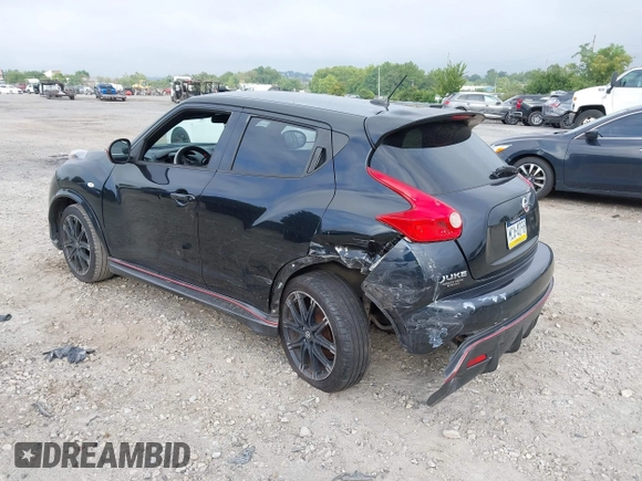 2014 Nissan Juke S with VIN JN8AF5MV3ET363957, listed as a IAAI auction lot 40133471 with 110,565 mi miles. Bid and sale history available at carsss.com. Image 3.