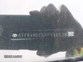 2024 Toyota Corolla LE with VIN 5YFB4MDE6RP196538, listed as a IAAI auction lot 42193597 with Not provided miles and . Bid and sale history available at DreamBid. Image 9.